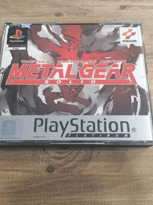 Metal Gear Solid Sony PS1 παιχνίδι σαν καινούργιο, αγγλική έκδοση