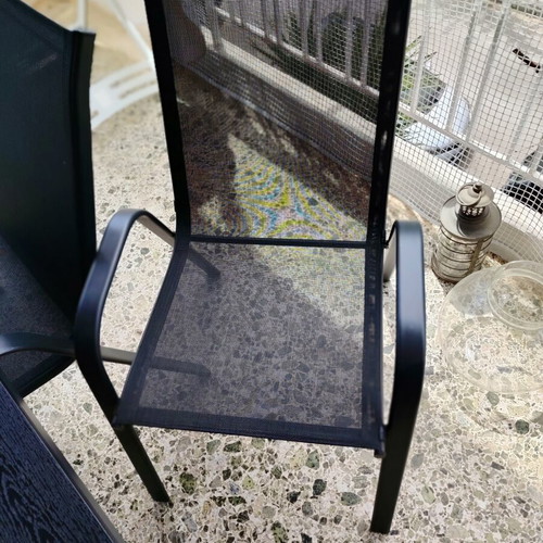 Balcony table with 6 chairs