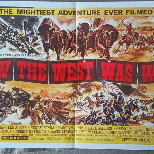 How The West Was Won vinyl soundtrack like new with poster