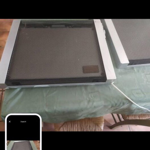 Electric heater like new, set of 2 pieces