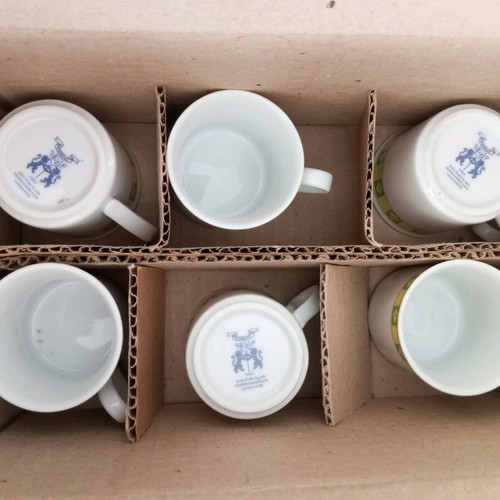 Porcelain Coffee Cups New Set of 6