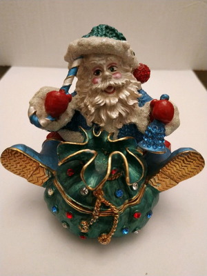 Άγιος Βασίλης κλουαζονέ χειροποίητος με σμάλτο και πέτρες