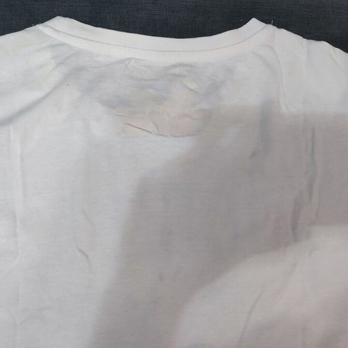 Michigan short-sleeve t-shirt size S like new, white and blue