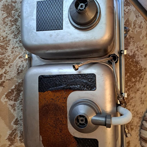 Teka sink used with new faucet and filter