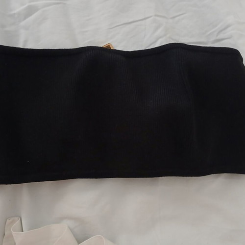 Balmain x hnm bustier used, black, size S