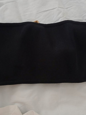 Balmain x hnm bustier used, black, size S