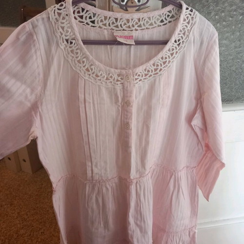 Platinum tunic dress new, pink, comfortable cotton fabric