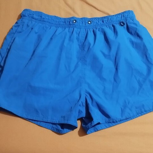 Children's swim shorts, blue, age 13