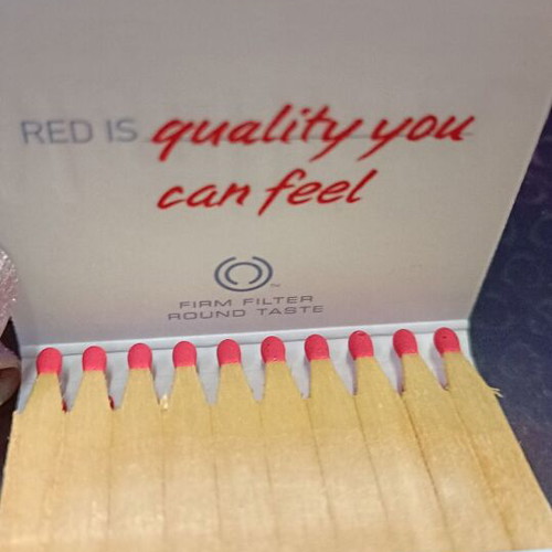 Marlboro red matches collectible unused new