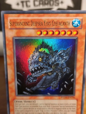 Superancient Deepsea King Coelacanth κάρτα Yu-Gi-Oh μεταχειρισμένη