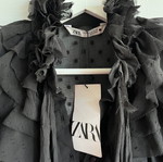Риза Zara XS черна нова с етикет
