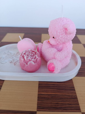 Handmade scented candle new, natural wax blend