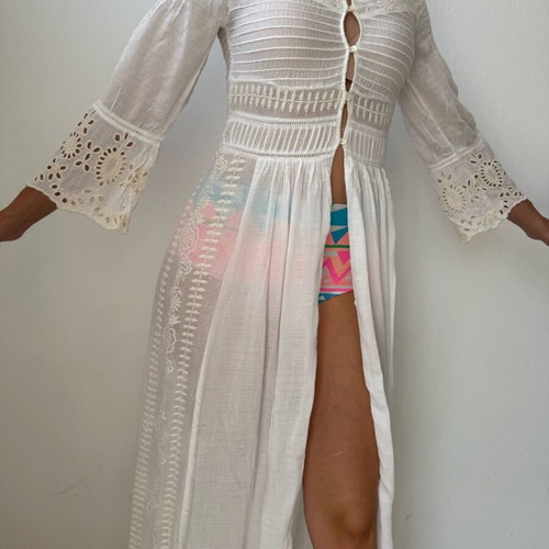 Maxi dress Zara white like new