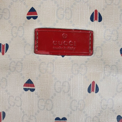Gucci shoulder bag used, multicolor with wear damage