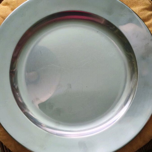 Inox tray VOSS DENMARK used, 30cm