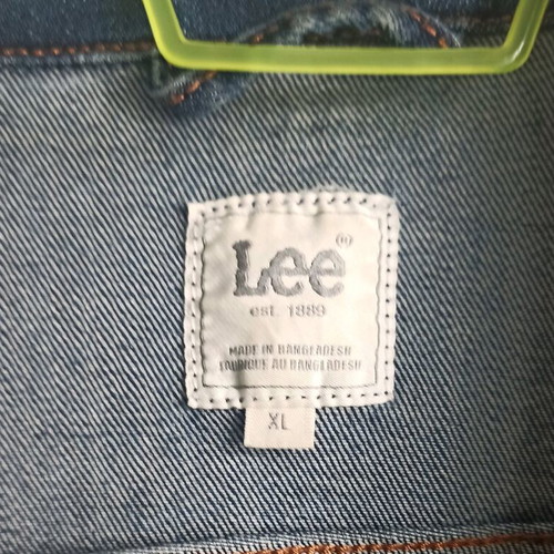Lee denim jacket Slim Rider blue, like new, extra large women's