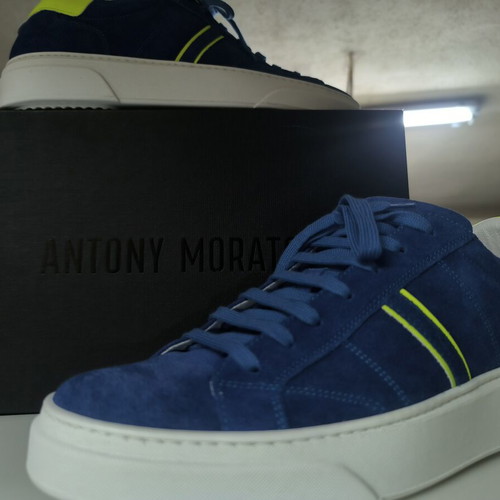 Antony Morato sneakers size 45 like new, blue suede