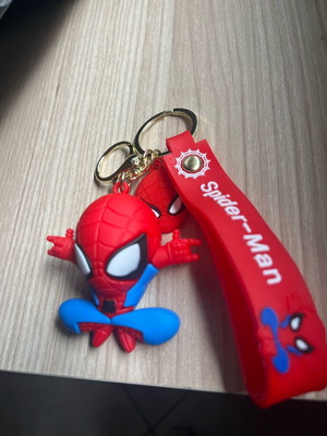 Spider-Man keychain new, red