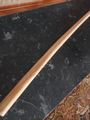 Wooden bokken sword like new for training