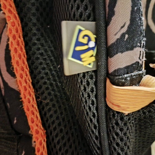 Naruto school backpack like new, authentic Masashi Kishimoto design