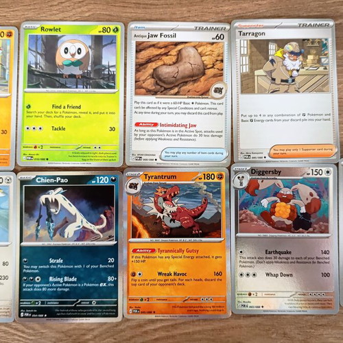 Pokemon Card Bundle Mint Condition 53 Cards from PLF, POR, CRI