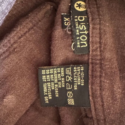 Biston women's brown shorts XS with belt used