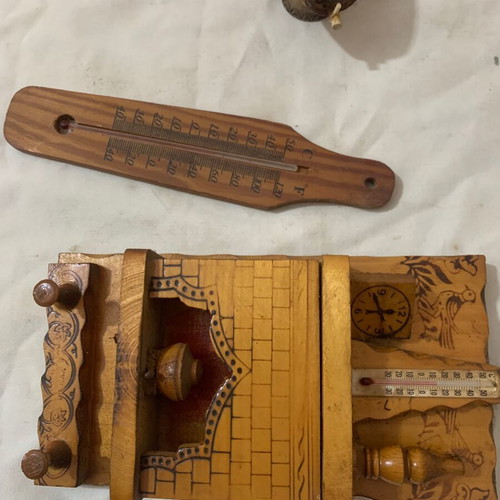 Wooden vintage decorations used
