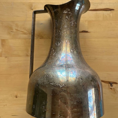 Silver plate sealed pitcher used