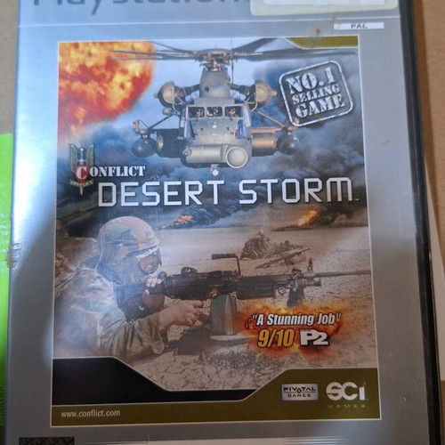 Conflict Desert Storm game for Playstation 2 like new, action genre