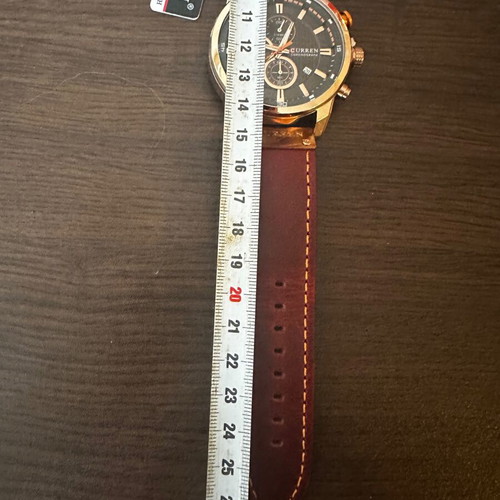 Curren men's watch brown like new with box
