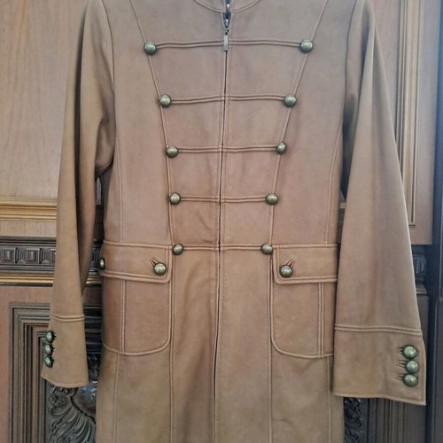 Women's leather jacket brown like new, size M