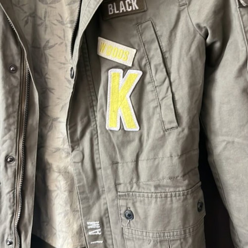 Ikks children's spring jacket like new, green