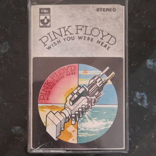 Pink Floyd Wish You Were Here cassette tape used, rock