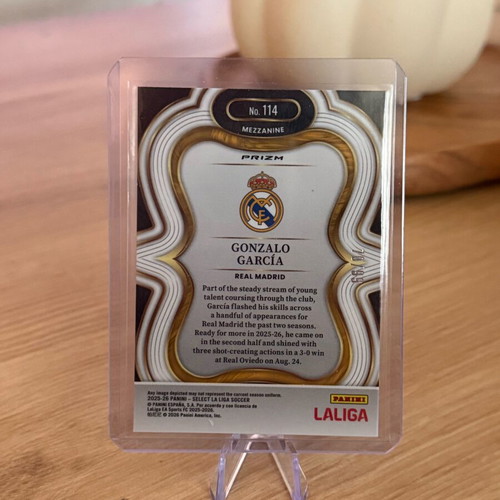 2025-26 Select La Liga Gonzalo Garcia Mezzanine Bronze Checker card like new