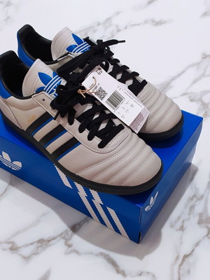 Adidas Samba jp jr0965 ανδρικά παπούτσια καινούργια, γκρι και μπλε, νούμερο 43