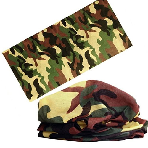 Bandana face mask camouflage #2 new polyester