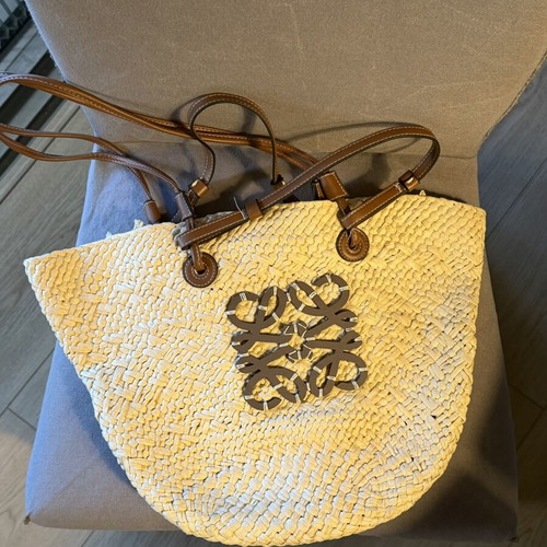 Summer bag like new, beige hand-held 44cm x 34cm