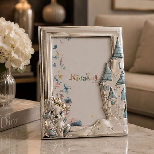 Silver children's photo frame Kivotos by Slevori new with box