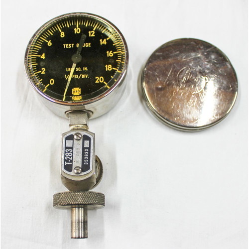 U.S.N American Navy Pressure Gauge and Protective Cap used
