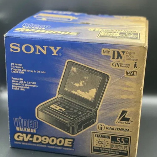 Sony GV-D900E Portable Digital MiniDV Walkman Tape Player Editor like new