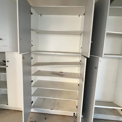 Wardrobes 100x200 used, open and closed, ideal for office or storage