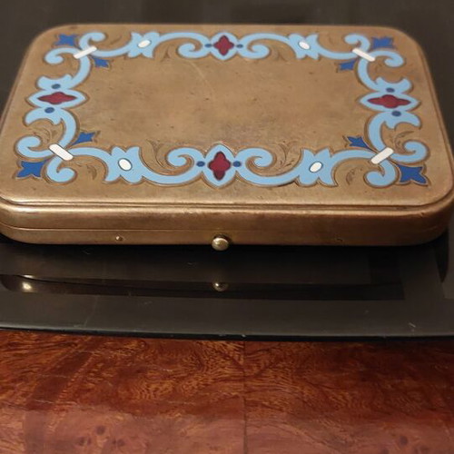 French Art Nouveau Campleve Cigarette Case circa 1890-1910 like new