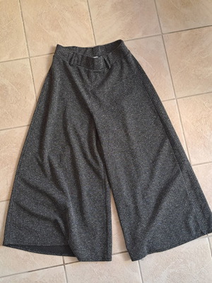 Παντελόνα Aerfan σαν καινούργιο, tweed look, one size, μαύρο και άσπρο