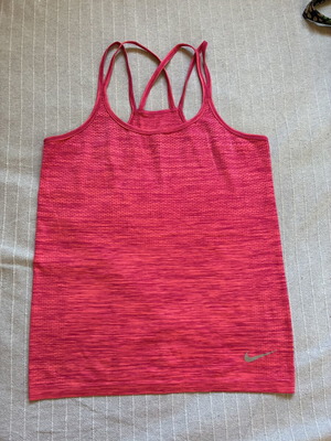 Nike Dri-FIT Knit Women's Running Tank Top Pink Heather M 831496-607