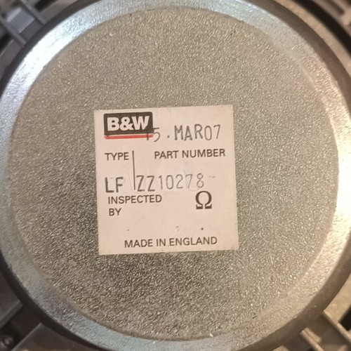 B&W 6.5 Midrange Driver New