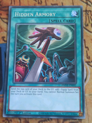 Hidden Armory Spell Card σαν καινούργιο