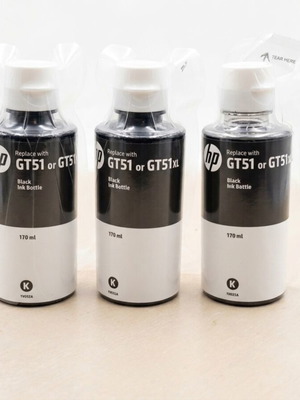 Μελάνια HP GT51, σφραγισμένα 170ml, πακέτο 3 τεμαχίων