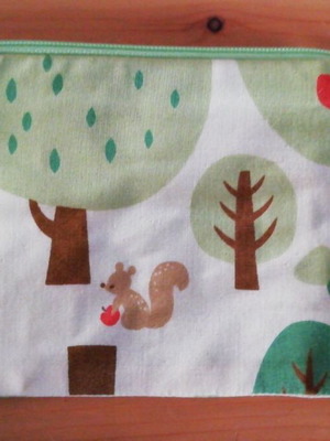 Fabric bag with kawaii folk fusion design, Gustav Concept