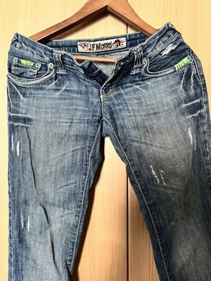 JF Morris low-rise jeans, size 28