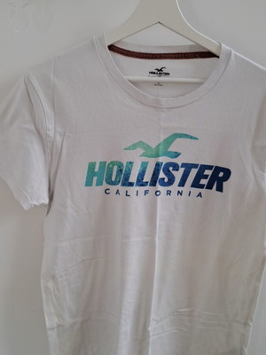 Hollister ανδρικό t shirt σαν καινούργιο, άσπρο, μέγεθος S